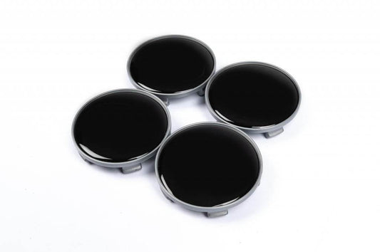 Wheel caps 68/64mm V1 black (4 pcs.) for Toyota - Reelken Auto
