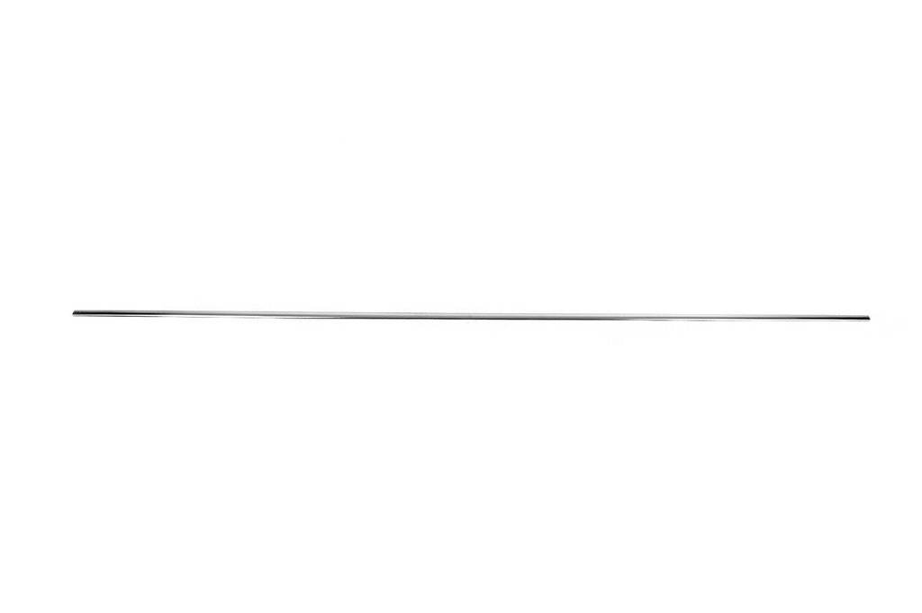 Chrome bar above the number OmsaLine (stainless steel) for Peugeot 208 2012-2019 - Reelken Auto