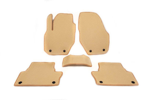 EVA mats (beige) for Volvo XC60 2009-2017 - Reelken Auto