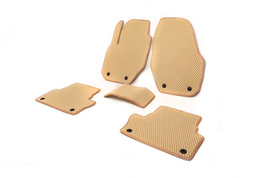 EVA mats (beige) for Volvo XC60 2009-2017 - Reelken Auto