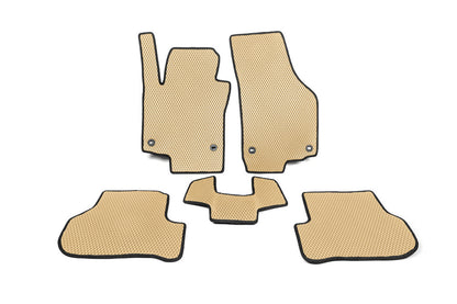 EVA Floor Mats (Beige) for Volkswagen Golf 6 2008-2014 - image 1