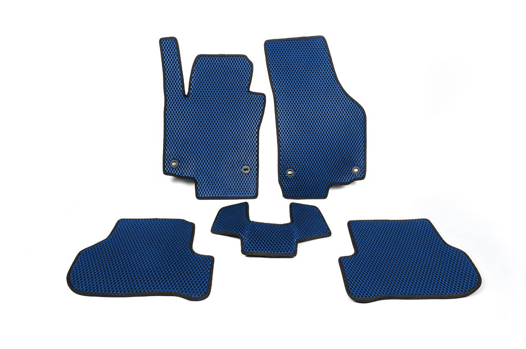 EVA Floor Mats (Blue) for Volkswagen Golf 5 2003-2009 - image 1