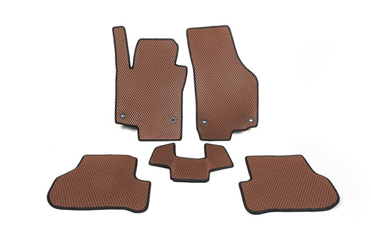 EVA Floor Mats (brick red) for Volkswagen Golf 5 2003-2009 - image 1