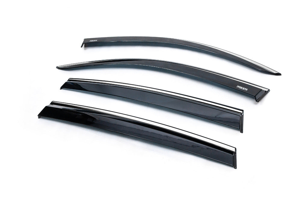 Window Deflectors with Chrome Trim (4 pcs, Niken) for Volkswagen Tiguan 2016-2023 - image 2