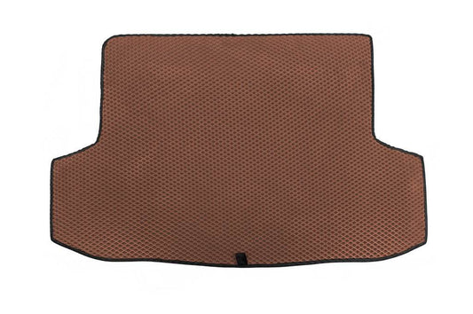 Trunk mat (EVA, brown) for Chevrolet Aveo T200 2002-2008 - Reelken Auto
