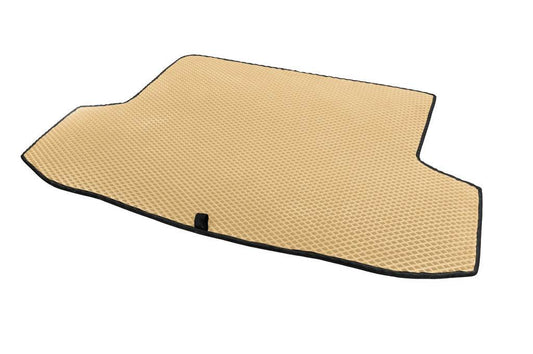 Trunk mat (EVA, beige) for Chevrolet Aveo T200 2002-2008 - Reelken Auto