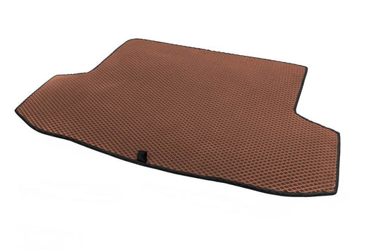 Trunk mat (EVA, brown) for Chevrolet Aveo T200 2002-2008 - Reelken Auto