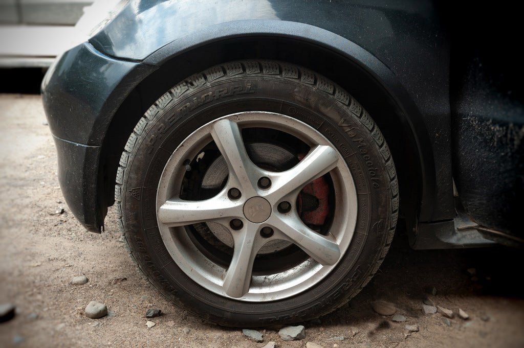 Fender flares (4 pcs, black, ABS plastic) for Mercedes A-сlass W168 1997-2004 - image 1