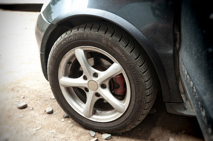 Fender flares (4 pcs, black, ABS plastic) for Mercedes A-сlass W168 1997-2004 - image 6