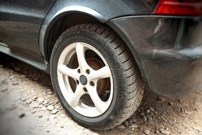 Fender flares (4 pcs, black, ABS plastic) for Mercedes A-сlass W168 1997-2004 - image 8