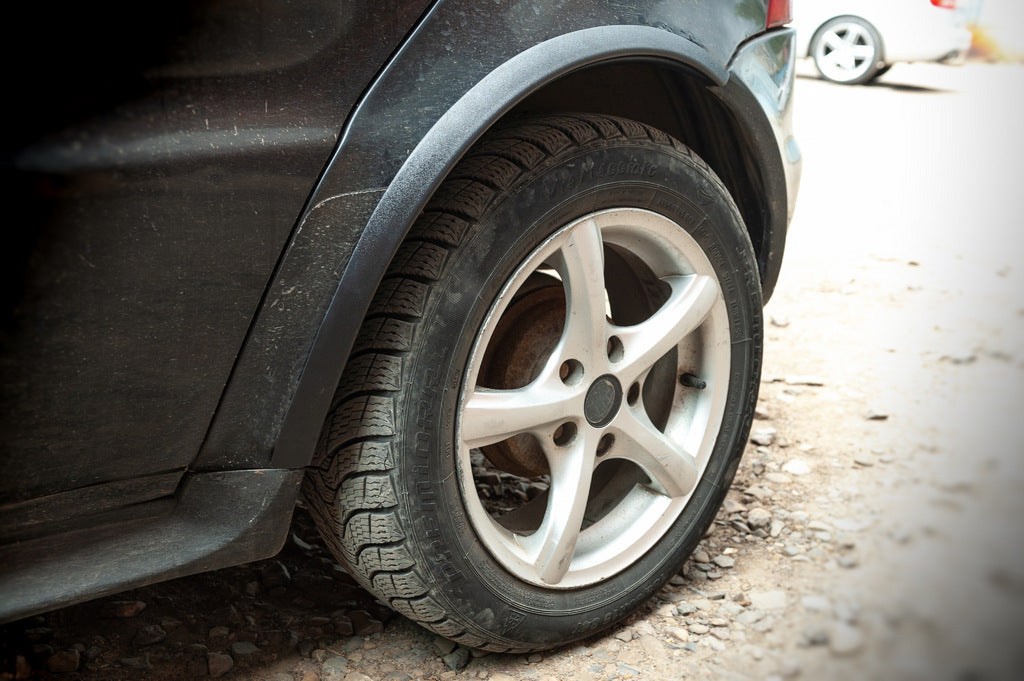 Fender flares (4 pcs, black, ABS plastic) for Mercedes A-сlass W168 1997-2004 - image 9