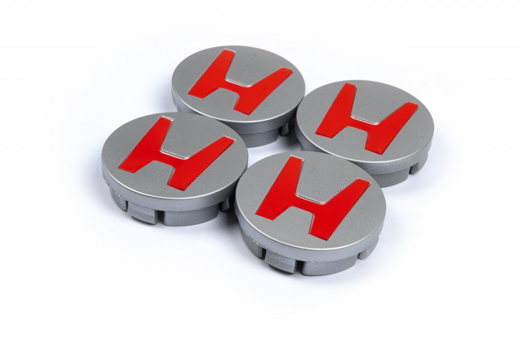 Wheel Center Caps 58.5/56 mm V2 (4 pcs) for Honda - image 1