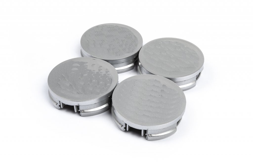 Wheel center caps 59/62mm V5 gray (4 pcs) for Toyota - image 1
