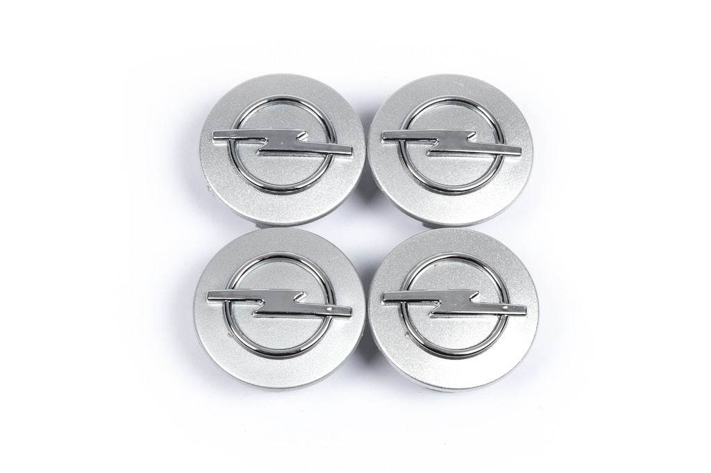 Wheel caps 54/43mm gray (4 pcs.) for Opel - Reelken Auto
