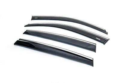 Window Deflectors with Chrome Trim (4 pcs, Niken) for Volkswagen Tiguan 2007-2016 - image 7