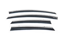 Window Deflectors with Chrome Trim HB (4 pcs, Niken) for Ford Fiesta 2008-2017 - image 1