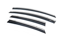 Window Deflectors with Chrome Trim HB (4 pcs, Niken) for Ford Fiesta 2008-2017 - image 2
