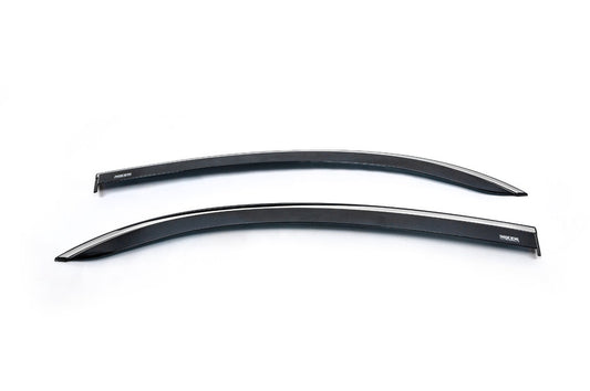 Window Deflectors with Chrome Trim (2 pcs, Niken) for Mercedes Citan 2013-2021 - image 2