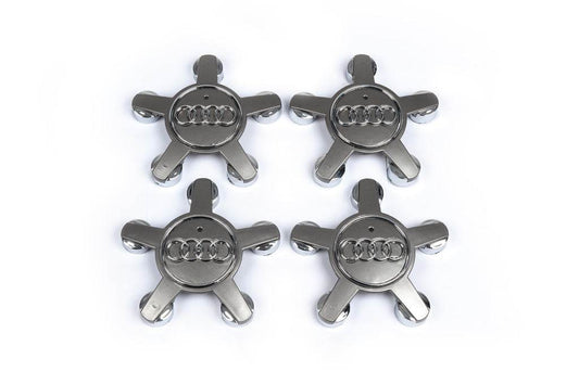 Plugs for star discs (4 pcs., ABS) for Audi - Reelken Auto