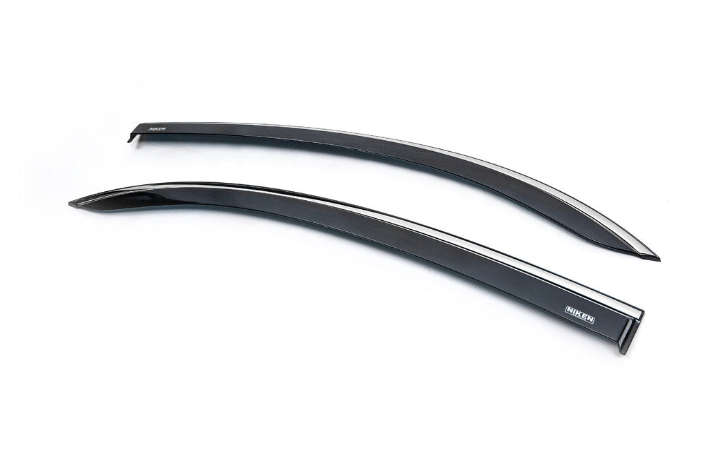 Window Deflectors with Chrome Trim (2 pcs, Niken) for Renault Kangoo 2008-2020 - image 4