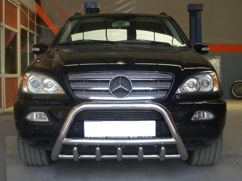 Bull Bar (Stainless Steel) for Mercedes ML W163 1997-2005 - image 3