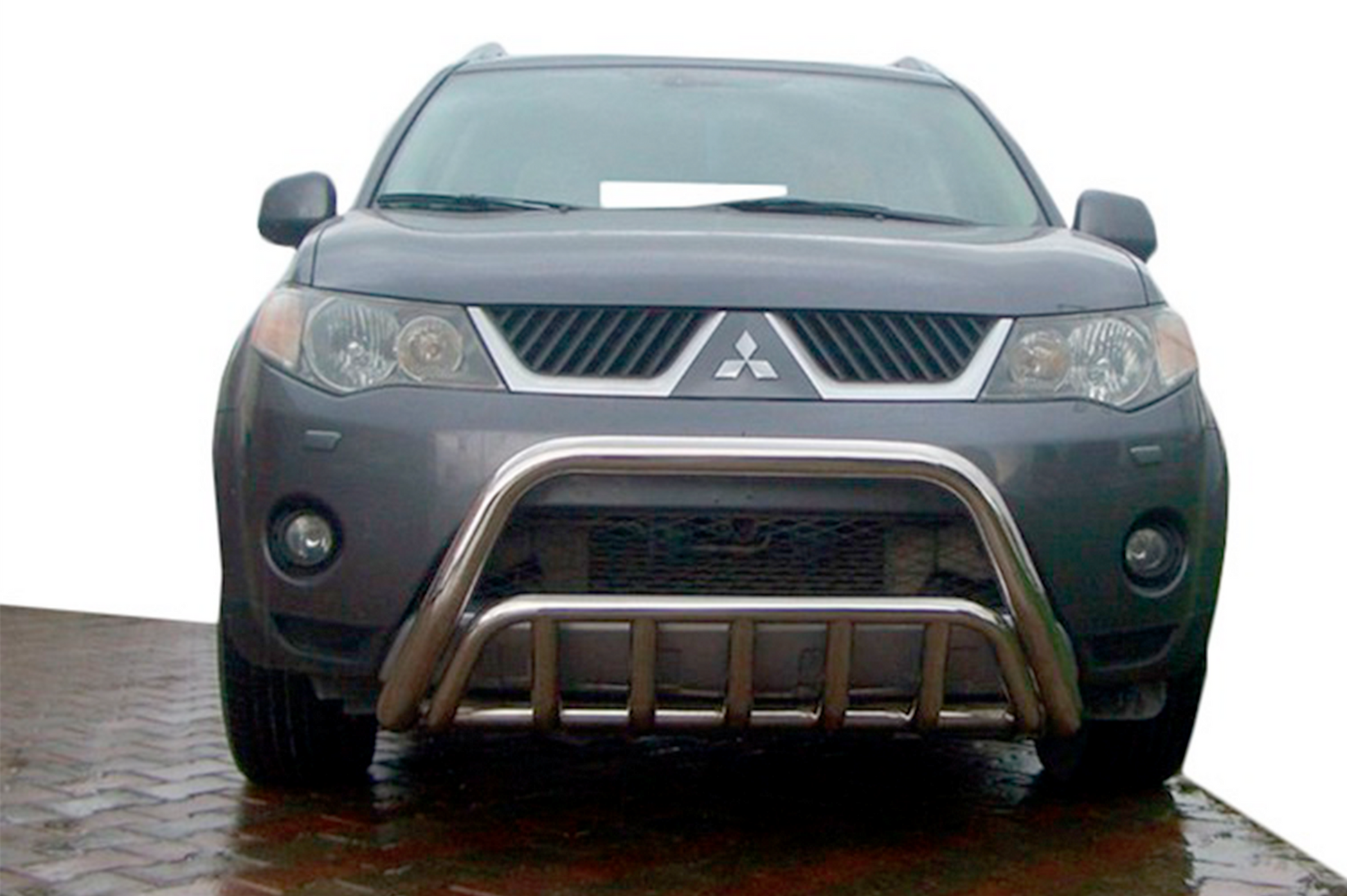 Front Bar WT002 (Stainless Steel) for Mitsubishi Outlander 2006-2012 - image 1