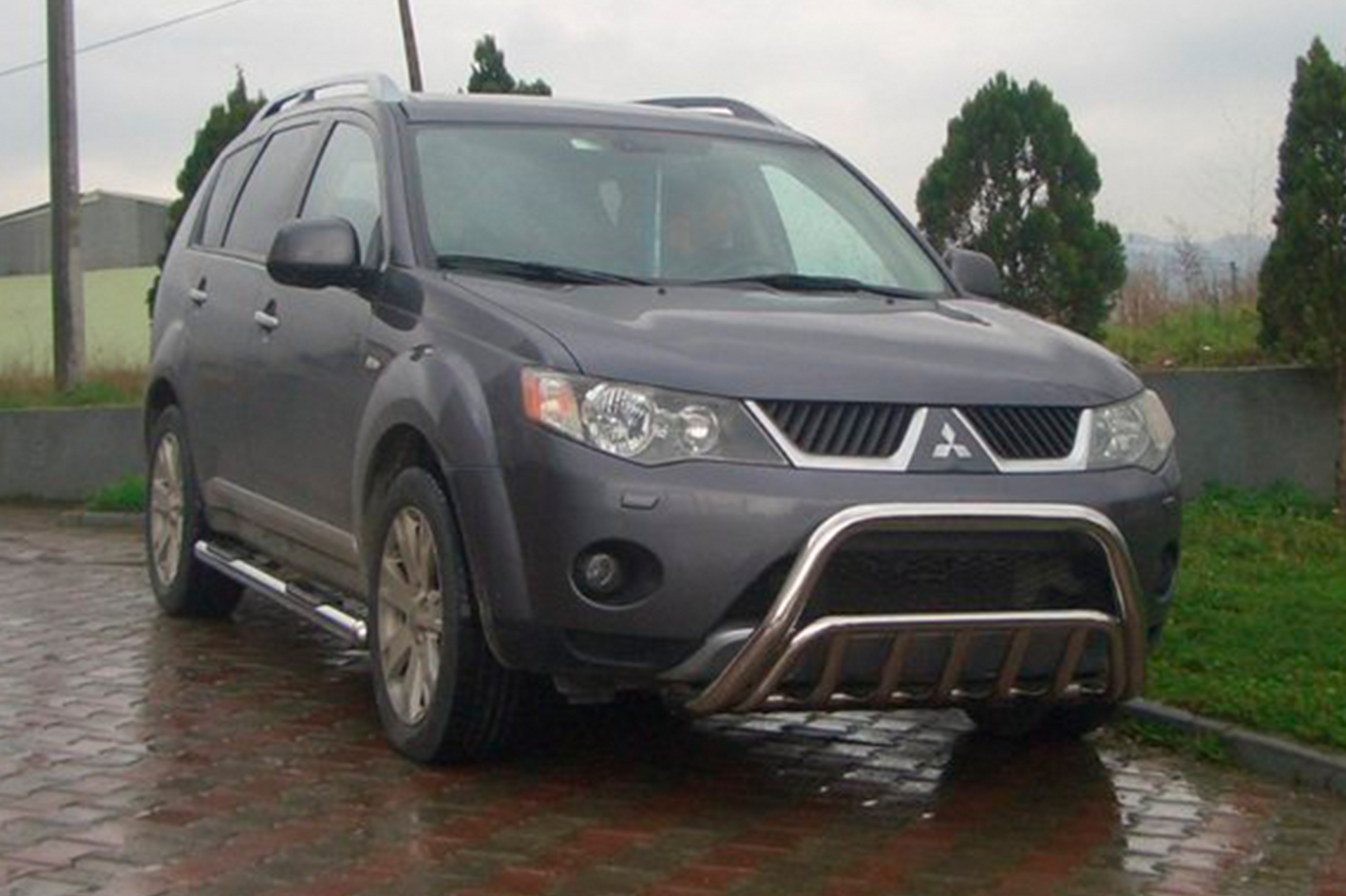 Front Bar WT002 (Stainless Steel) for Mitsubishi Outlander 2006-2012 - image 2