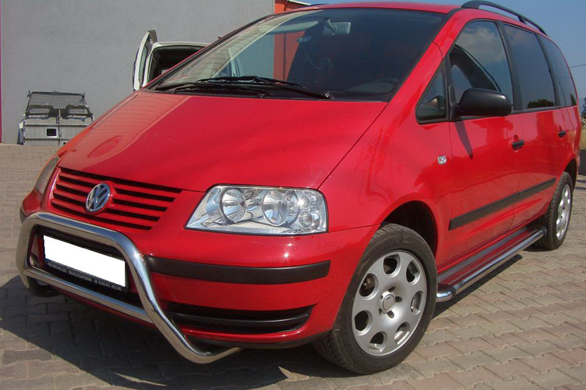 Bull Bar WT005 (Stainless Steel) for Volkswagen Sharan 1995-2010 - image 2