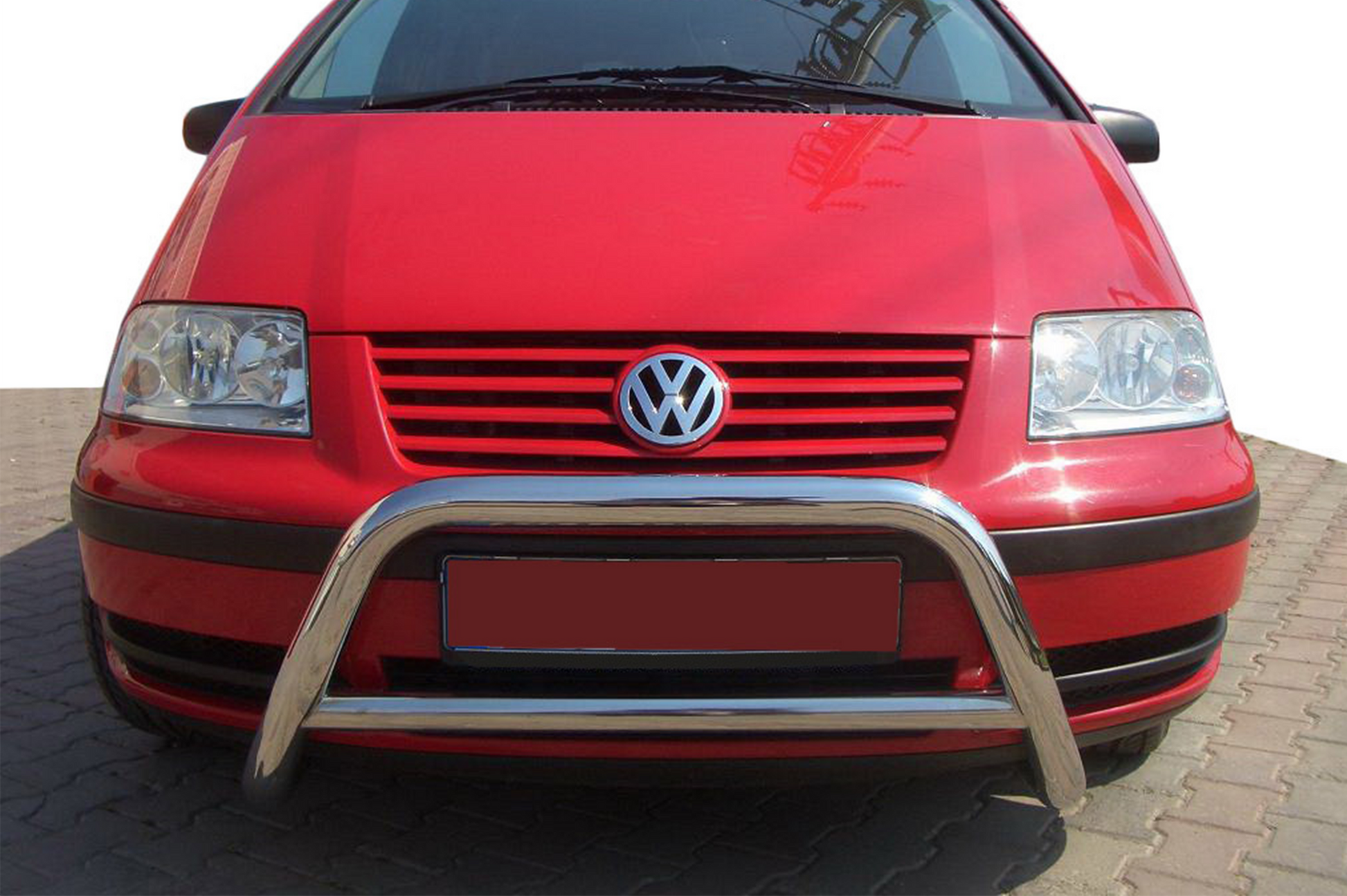 Bull Bar WT005 (Stainless Steel) for Volkswagen Sharan 1995-2010 - image 1