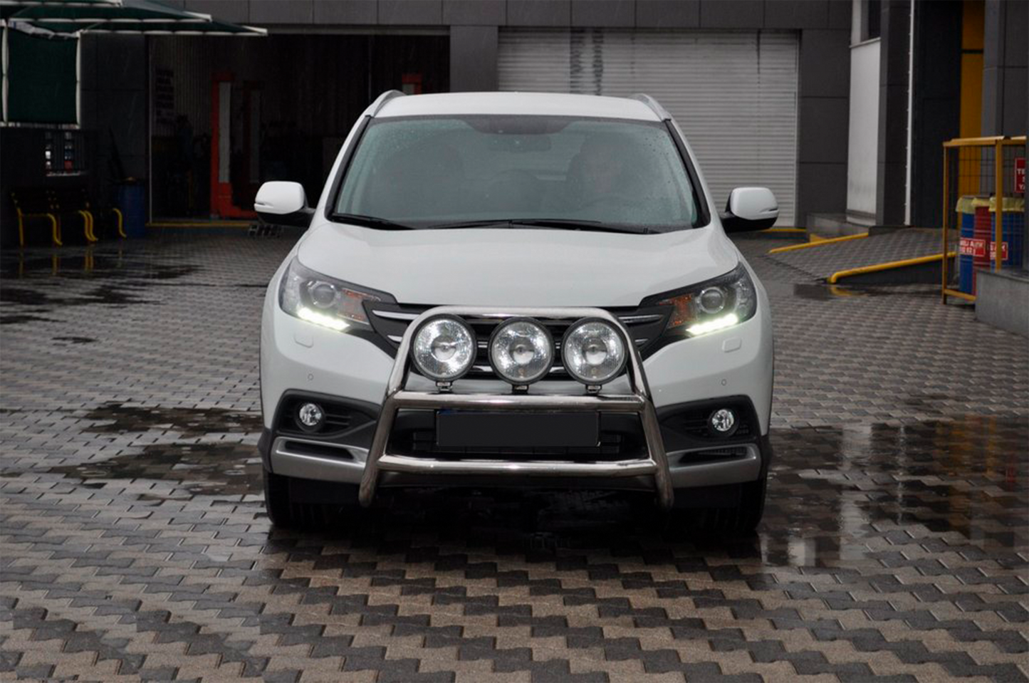 Front Bumper Guard WT018 (Stainless Steel) for Honda CRV 2012-2016 - image 4