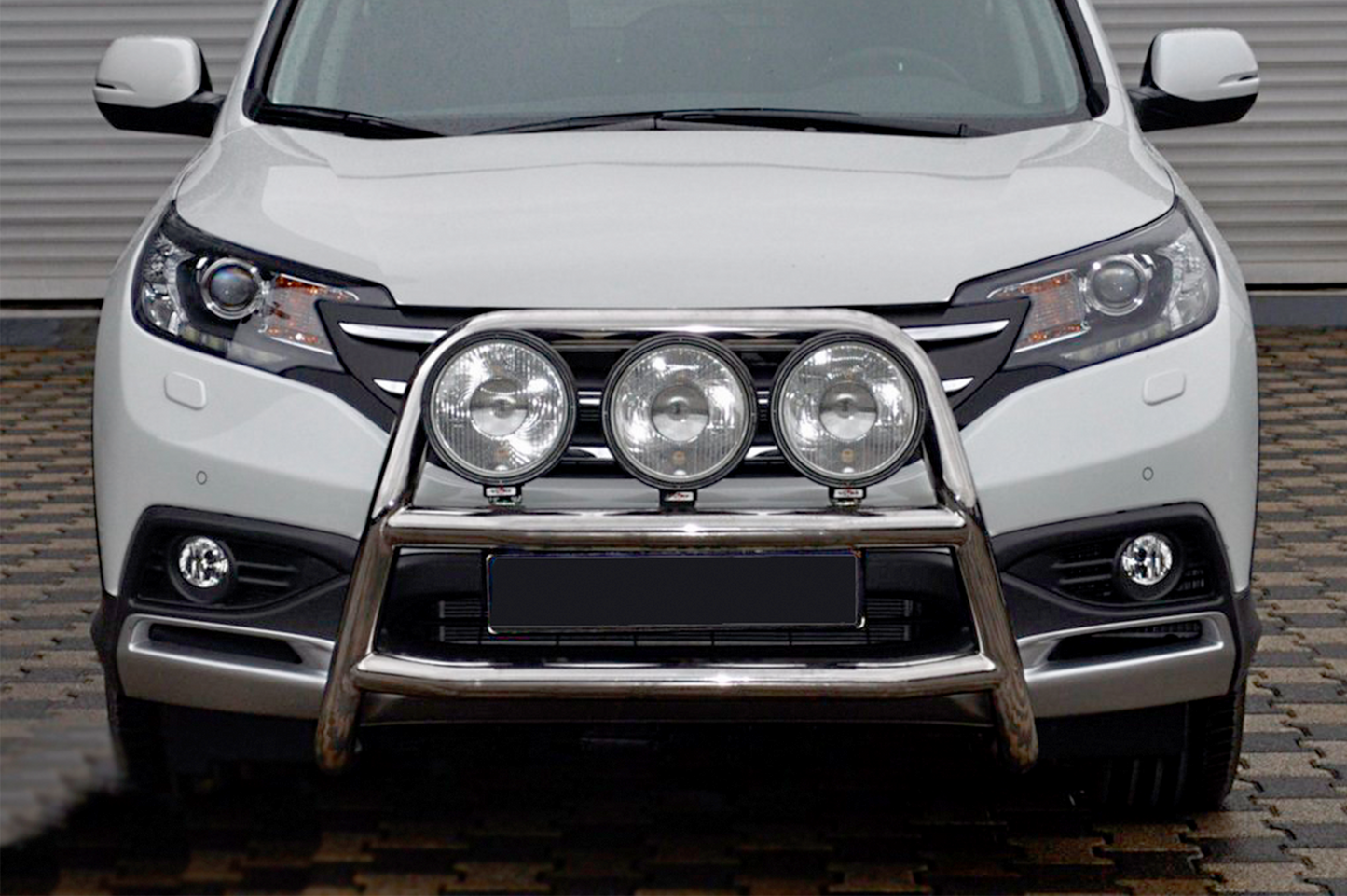 Front Bumper Guard WT018 (Stainless Steel) for Honda CRV 2012-2016 - image 2