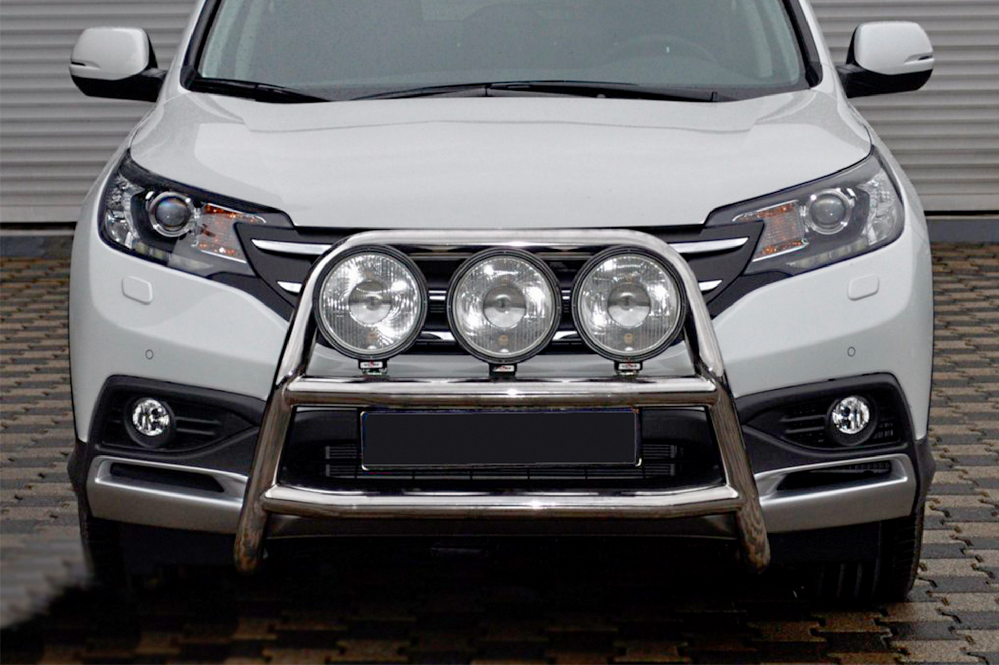 Front Bumper Guard WT018 (Stainless Steel) for Honda CRV 2012-2016 - image 2