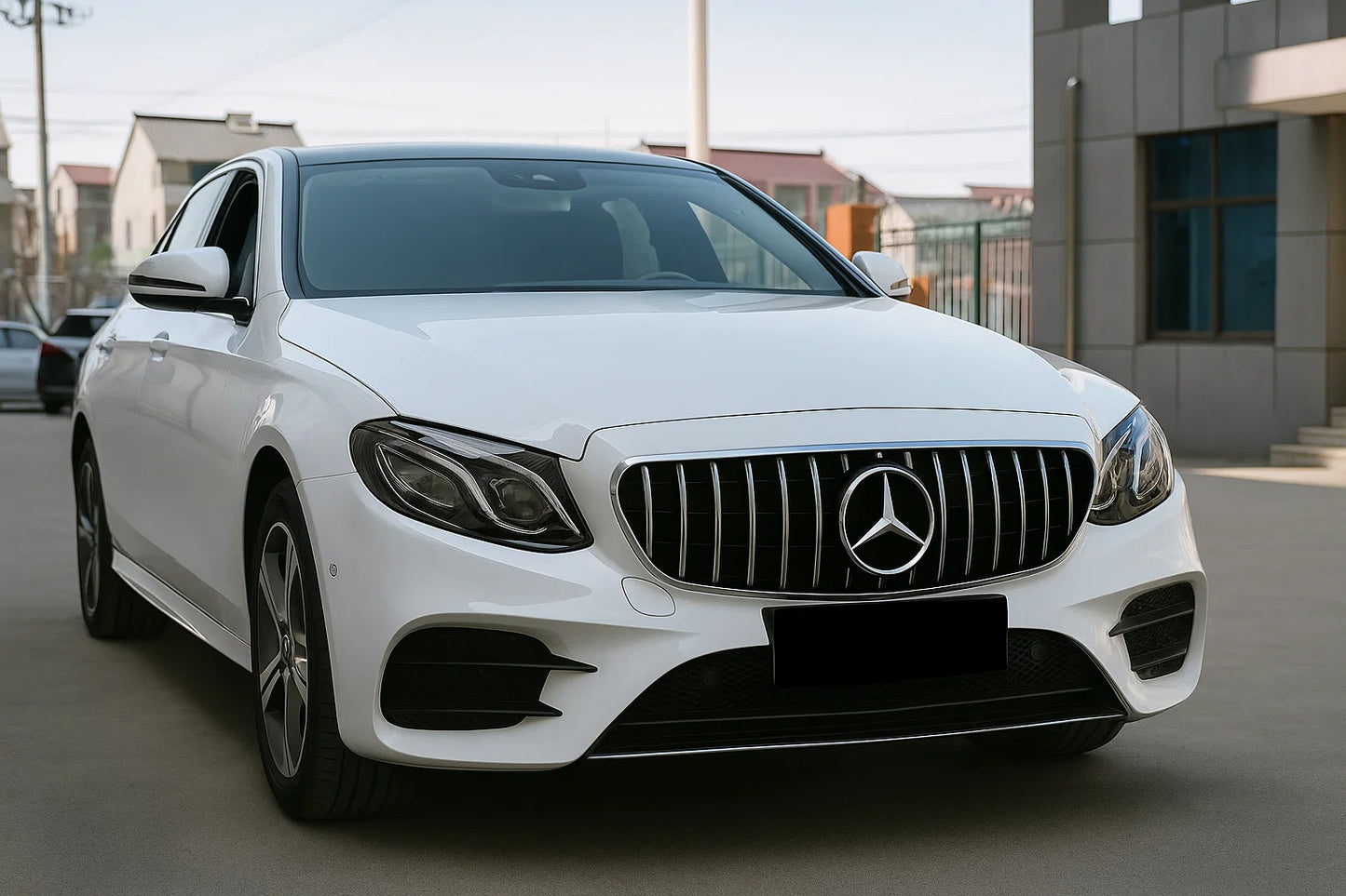 Front Grille GT Panamericana (for Avantgarde/AMG-Line/E43 AMG/E53 AMG 2016-2019) for Mercedes E-сlass W213 2016-2023 - image 7