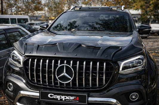 Hood Scoop Cover Set DRAGON (3 pcs) for Mercedes X class 2017-2020 - image 1