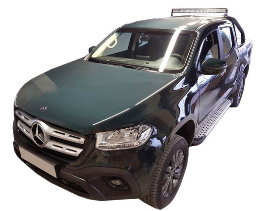 Lateral platforms Allmond Grey (2 pieces, aluminum) for Mercedes X class - Reelken Auto