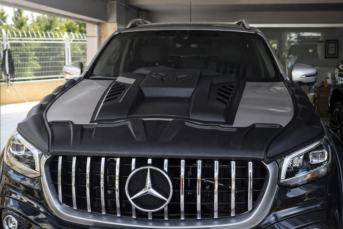 Hood Scoop Cover (ABS) for Mercedes X class 2017-2020 - image 1