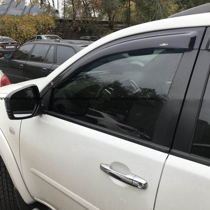 Deflectors (4-piece, HIC) for Nissan X-trail T31 2007-2014 - Reelken Auto