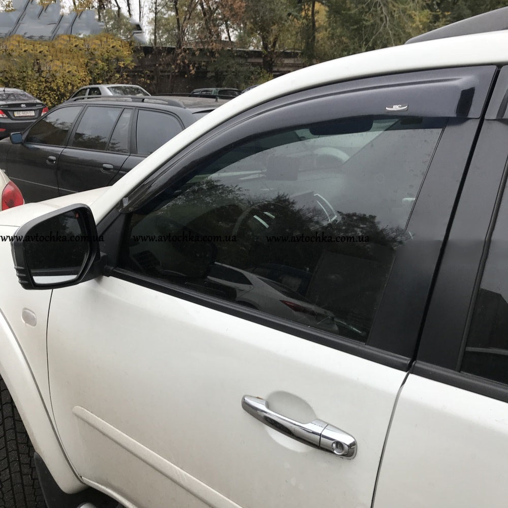 Window Deflectors (4 pcs, HIC) for Nissan X-trail T31 2007-2014 - image 2