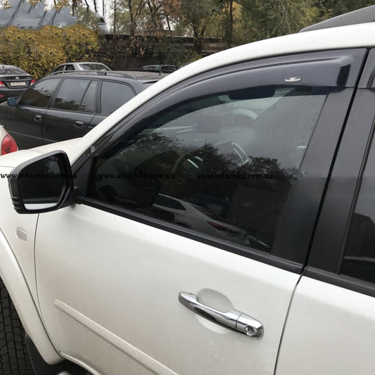 Window Deflectors (4 pcs, HIC) for Nissan X-trail T31 2007-2014 - image 2