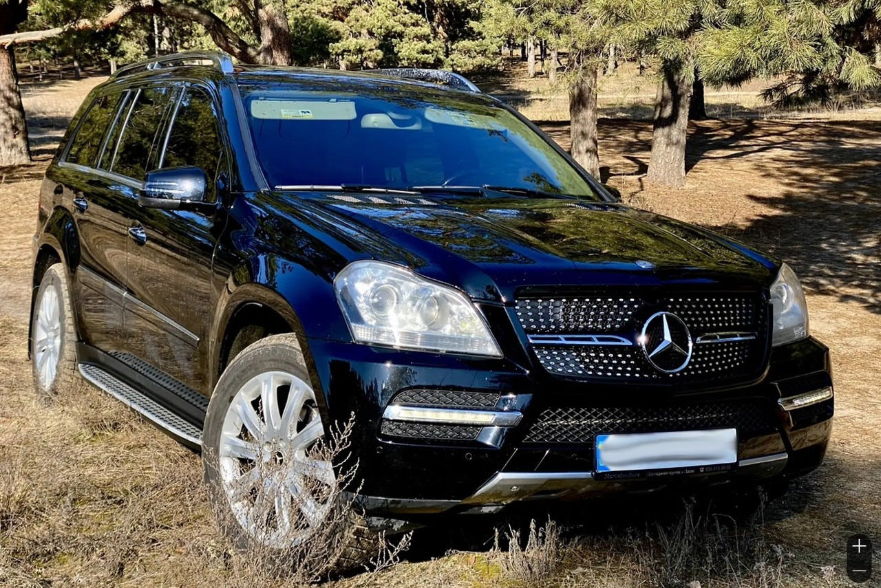 Front Grille Diamond for Mercedes GL сlass X164 2006-2012 - image 4