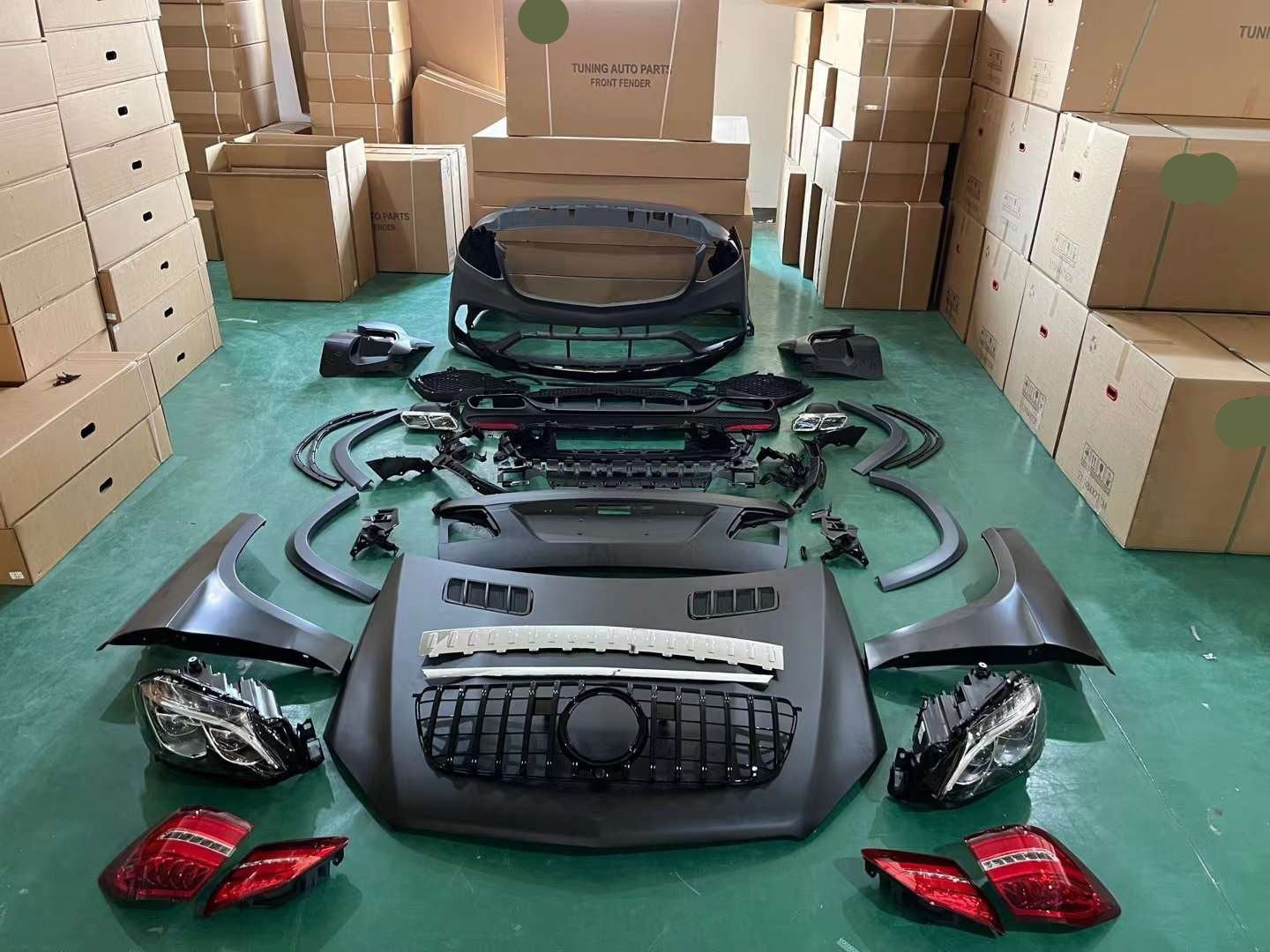 Facelift Kit to GLS X166 AMG for Mercedes GL сlass X164 2006-2012 - image 4