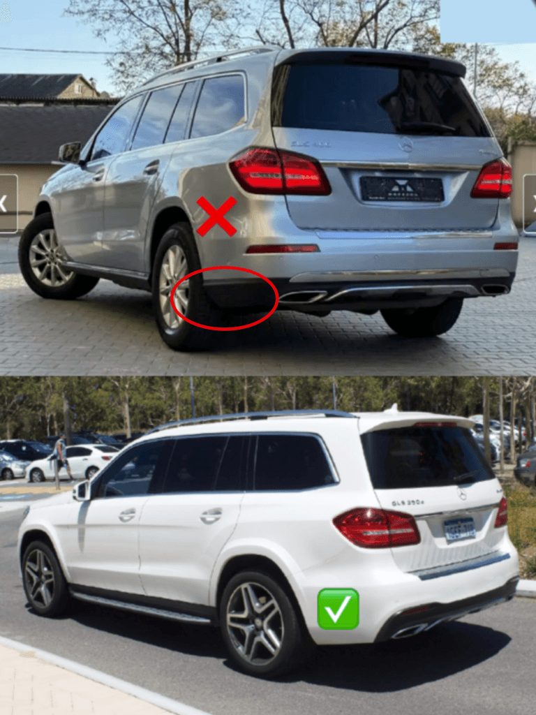 Body kit with rear diffuser AMG V1 (GLS63) for Mercedes GL/GLS class X166 - Reelken Auto