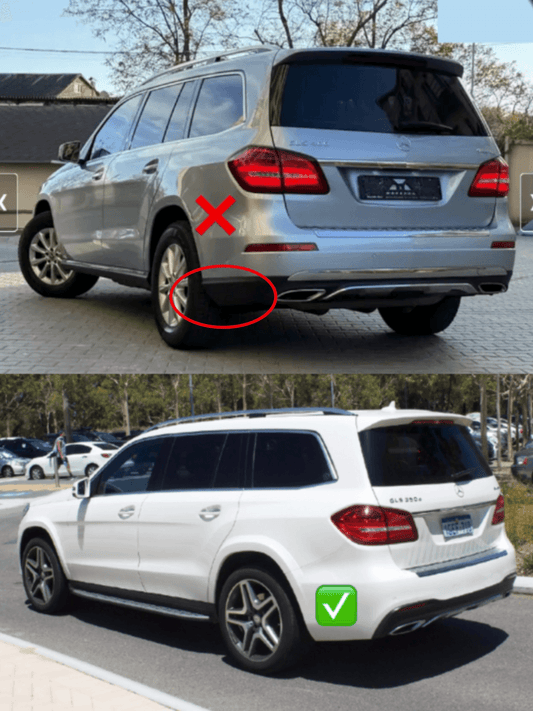 Body kit with rear diffuser AMG V1 (GLS63) for Mercedes GL/GLS class X166 - Reelken Auto
