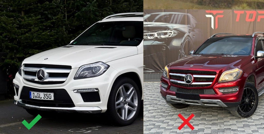 GT Panamericana Black front grille (for GL High) for Mercedes GL/GLS сlass X166 2012-2019 - image 7