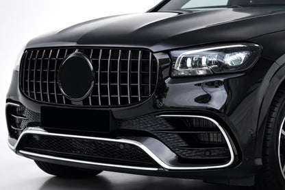 Front Grille 2019-2023 (GT Panamericana Black) for Mercedes GLS X167 2019- - image 2