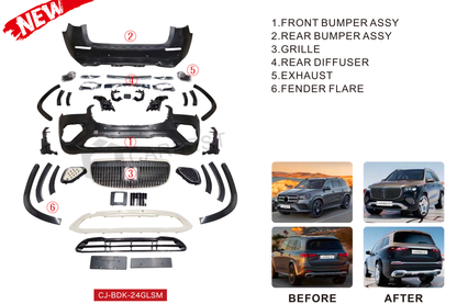 Body kit Maybach 2024 for Mercedes GLS X167 - image 5