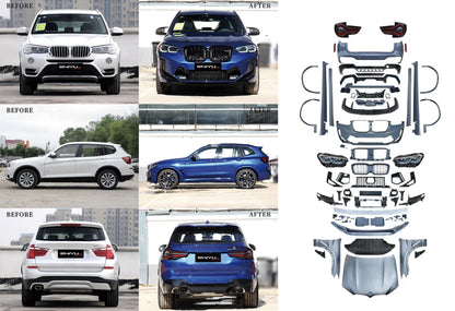 Facelift Kit to X3M F97 2024 for BMW X3 F25 2011-2018 - image 71