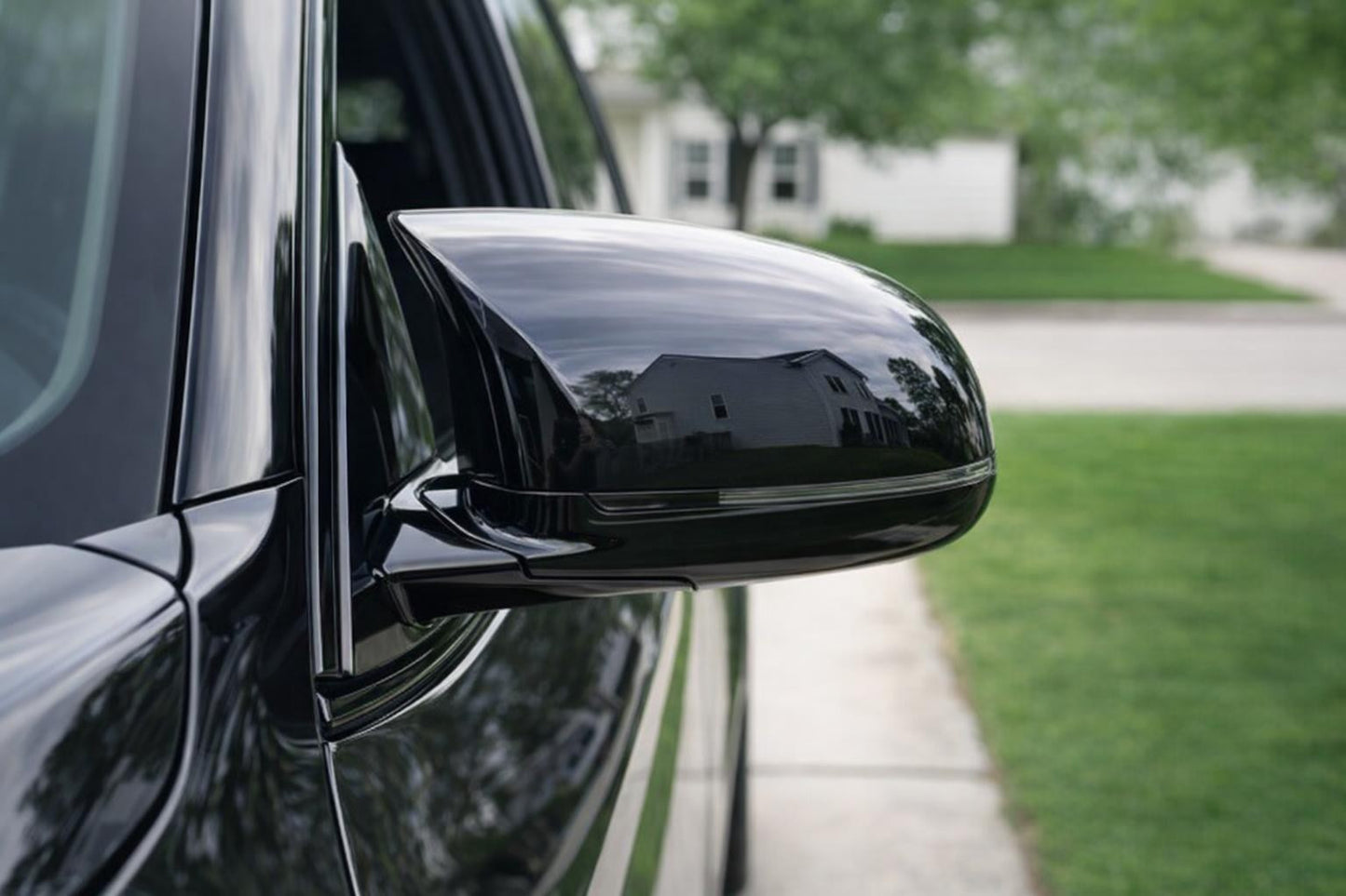 Mirror Covers M-Look 2014-2018 (with Clips, 2 pcs) for BMW X3 F25 2011-2018 - image 1