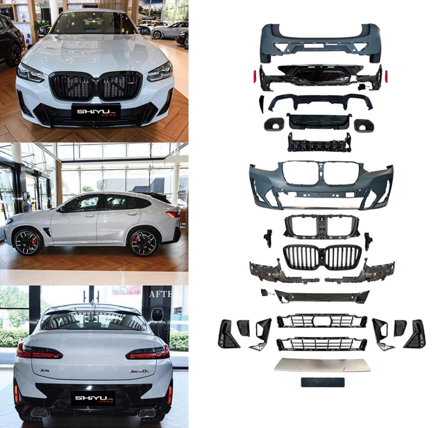 Body kit 2022+ M-Sport for BMW X4 G02 2018- - image 1