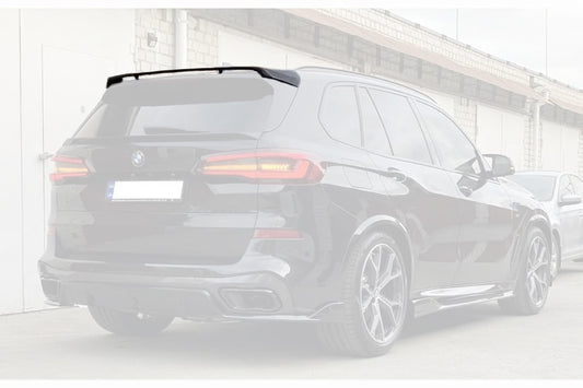 Rear window spoiler V7 (Gloss Black) for BMW X5 G05 2019- - image 1